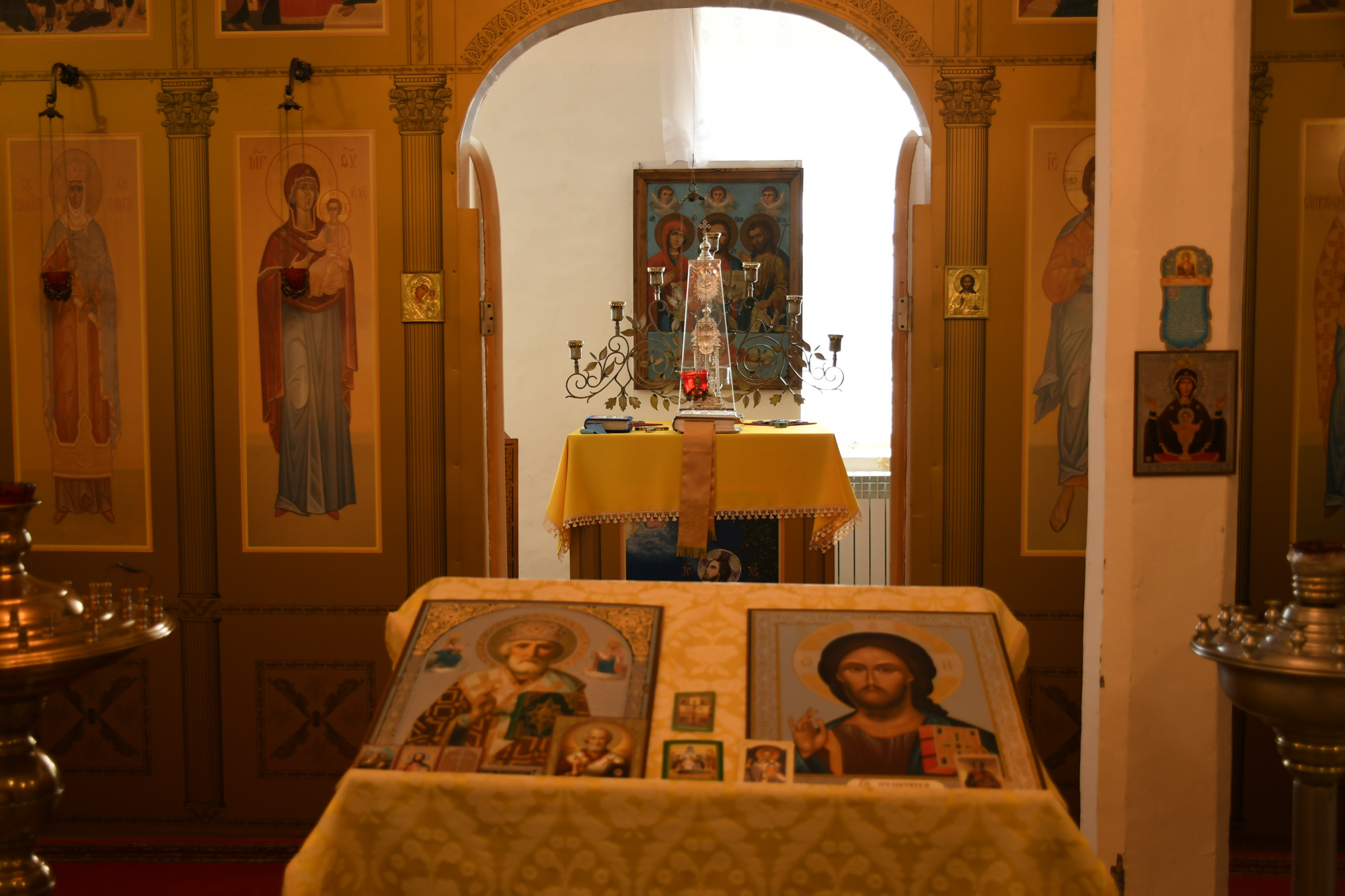 Епископ Варфоломей посетил храм во имя святителя и чудотворца Николая с. Березово Пугачевского района