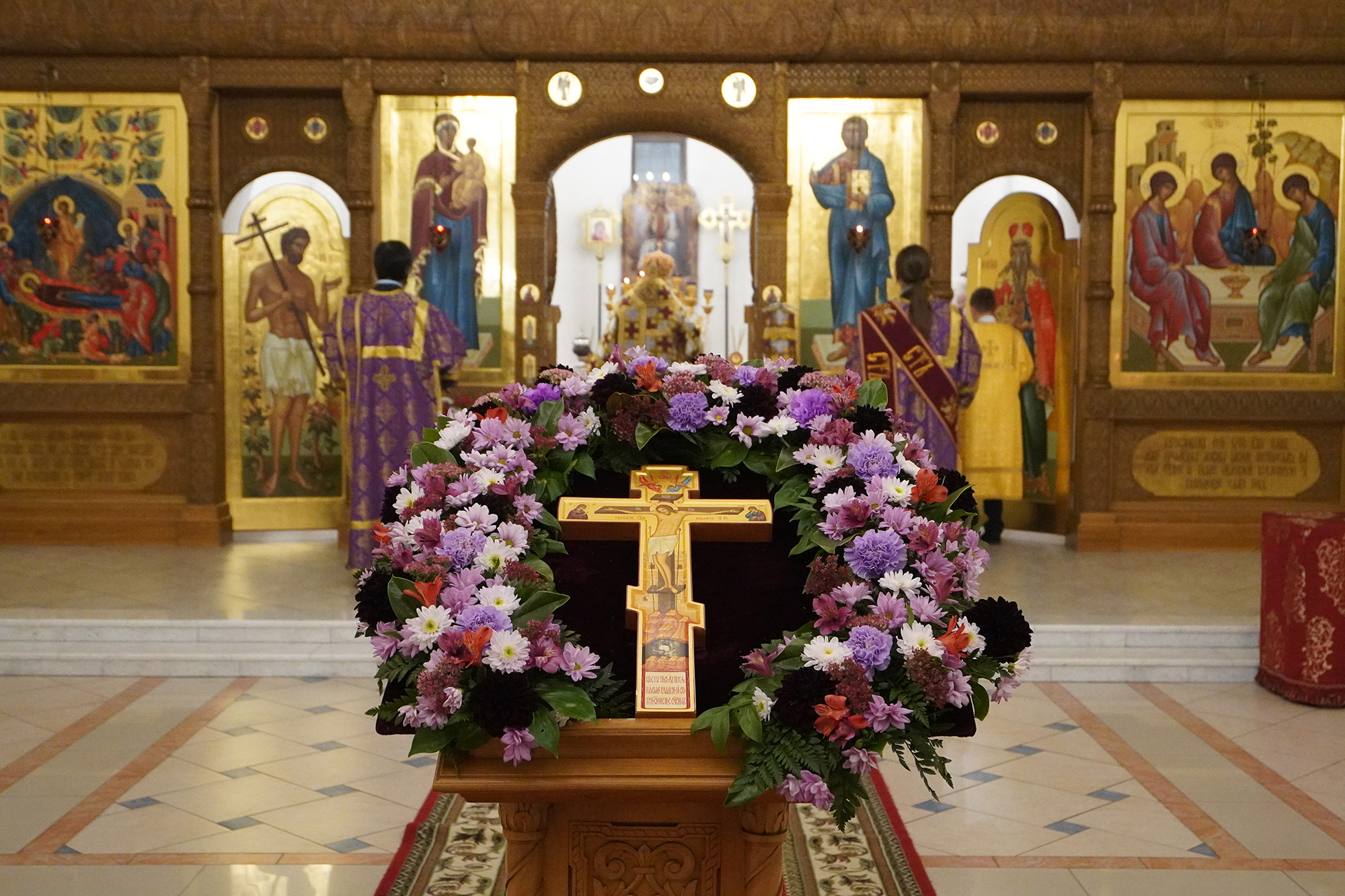 Поздравление епископа Балаковского и Николаевского Варфоломея с праздником Крестовоздвижения
