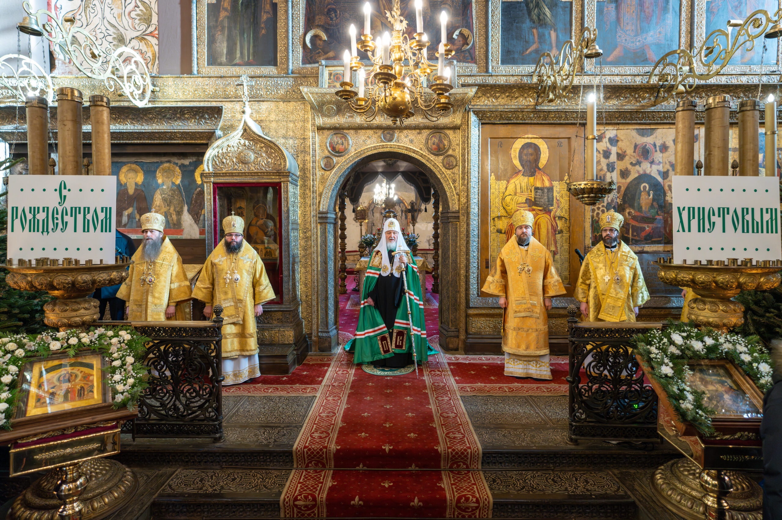 Патриаршая проповедь в праздник Собора Пресвятой Богородицы после Литургии в Успенском соборе Московского Кремля