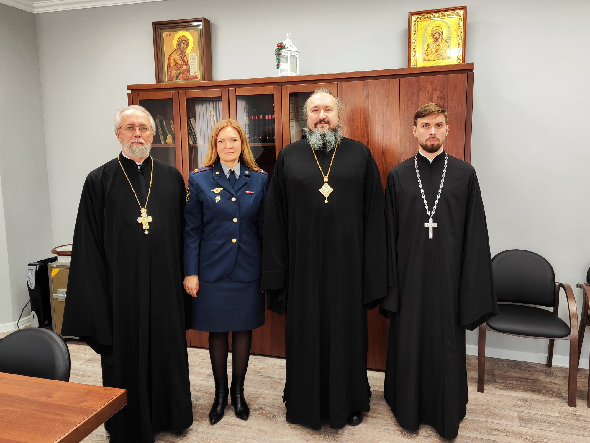 Состоялась встреча епископа Варфоломея с представителями УФСИН России по Саратовской области