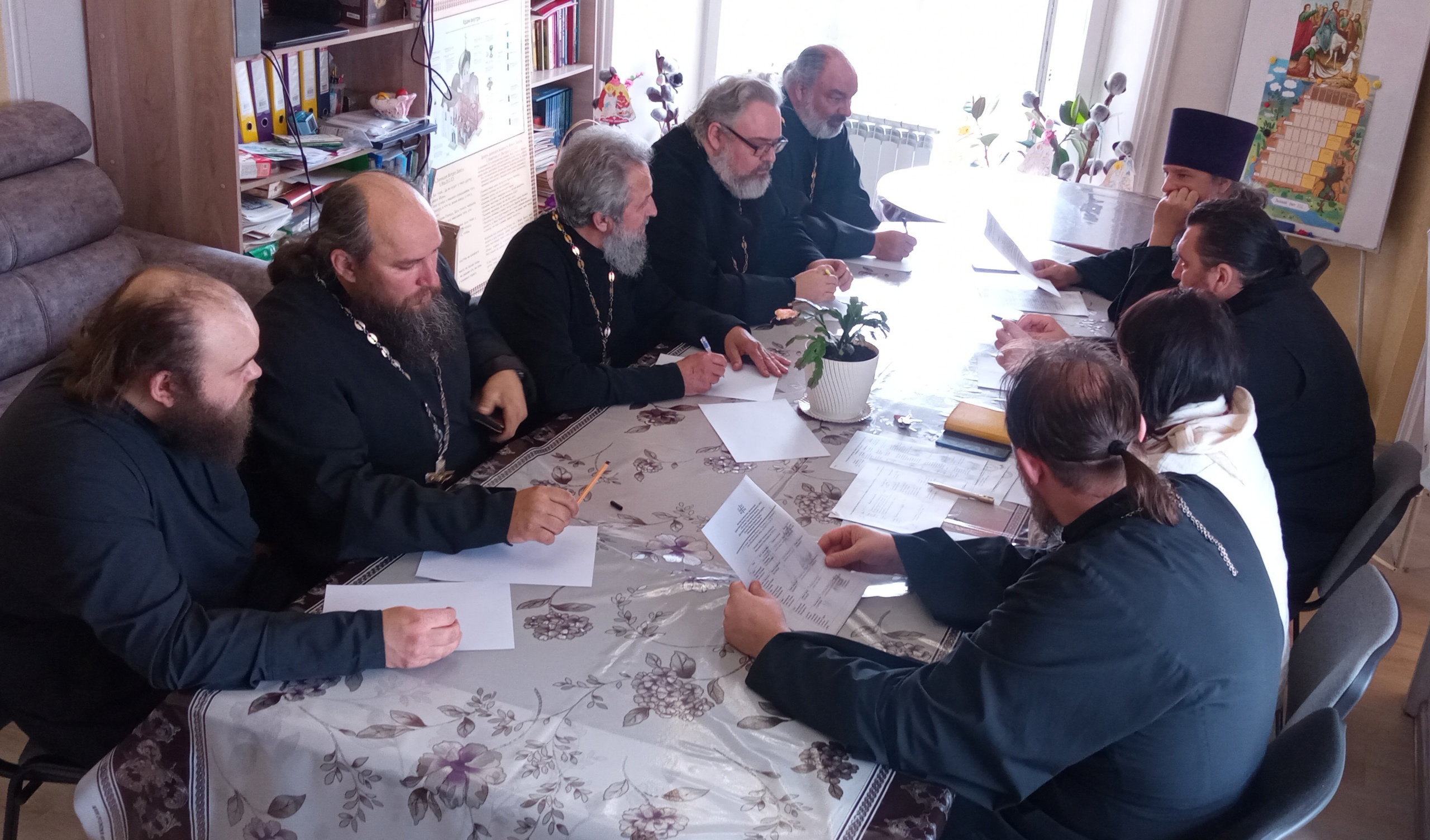 Состоялось собрание духовенства Николаевского благочиния